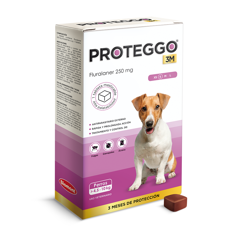 Proteggo 3M 4.5 a 10 kg (Antipulgas)