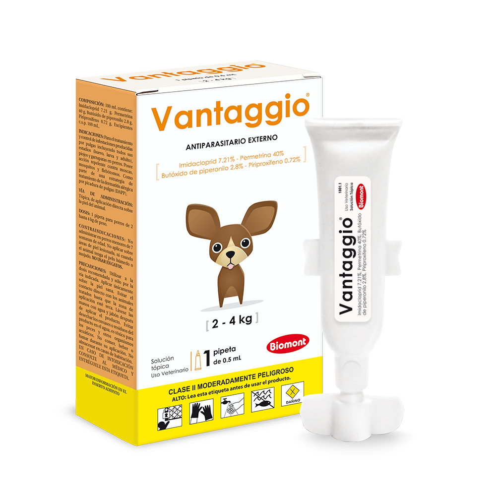 Pipeta Vantaggio 2-4 Kg