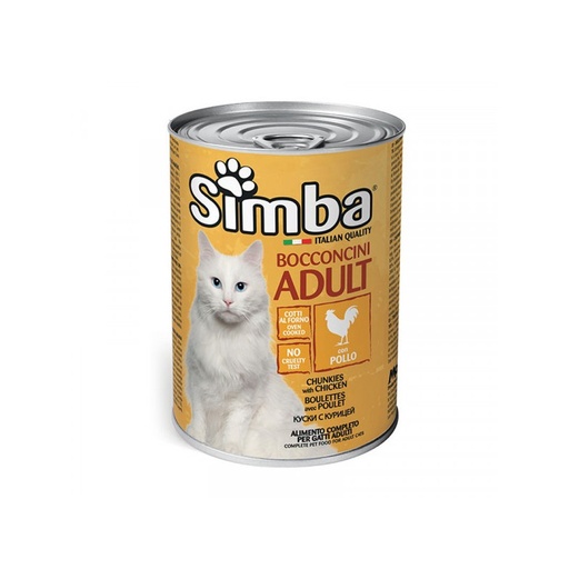 Alimento húmedo para Gatos Simba Sabor Pollo 415g