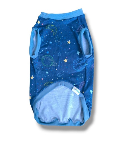 Camisita manga corta estampado espacial