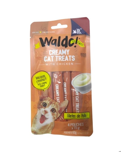 Cremitas de pollo Waldo para gatos(4 unidades)