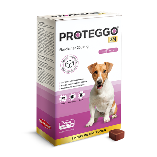 Proteggo 3M 4.5 a 10 kg (Antipulgas)